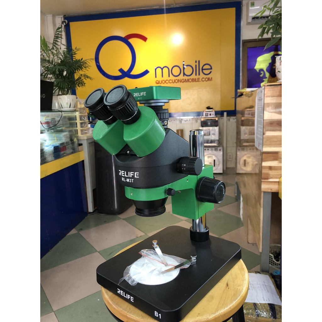 Kính Hiển Vi 3 Mắt Relife RL - M3T (Kèm đèn led)