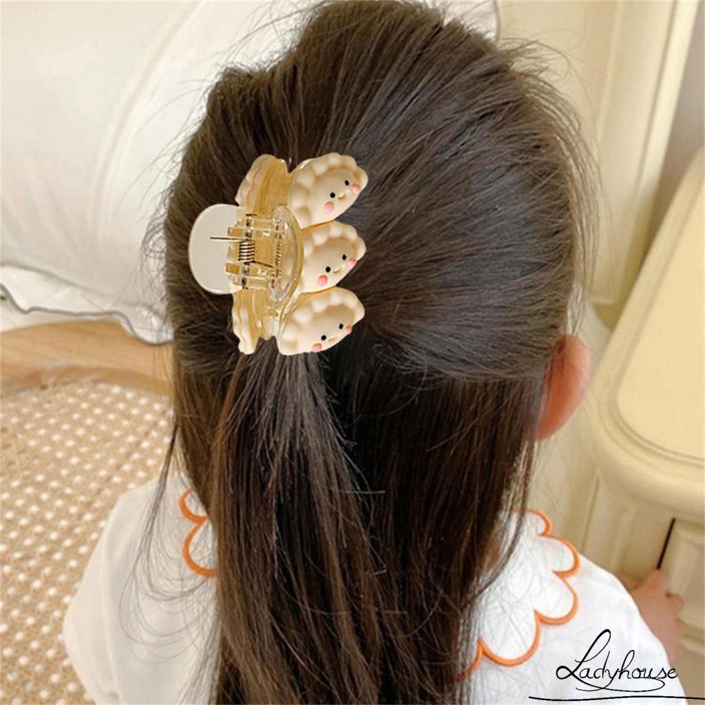 Kẹp tóc mini bằng nhựa họa tiết hoạt hình dễ thương cho nữ
