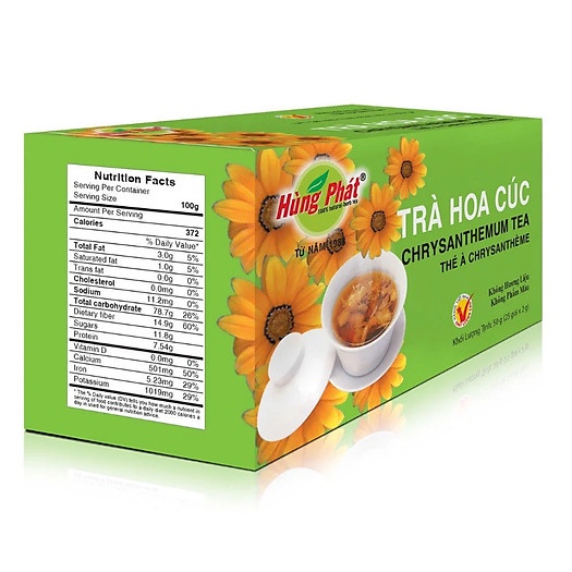 Trà hoa cúc Hùng Phát 25 gói - Chrysathemun tea