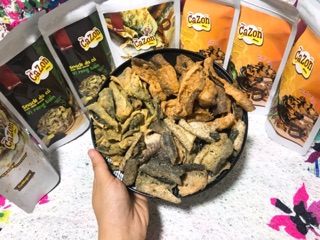 Combo cazon - snack da cá 3 vị 1 thùng 20 gói