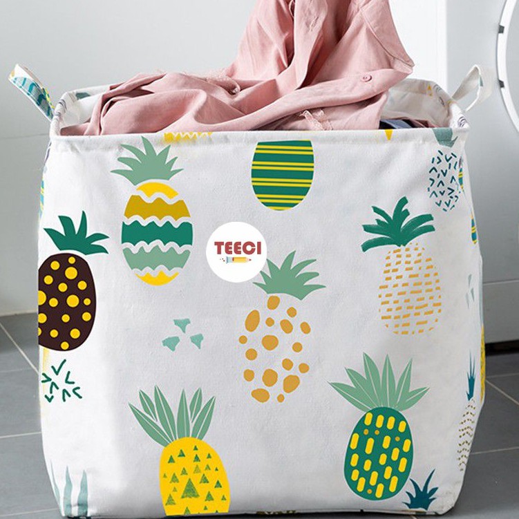 &lt;Video Review&gt; Túi Đựng Quần Áo Chăn Màn Cỡ Lớn 100L Sọt Giỏ Vải Đựng Đồ Đa Năng Gấp Gọn Chống Thấm Nước U075