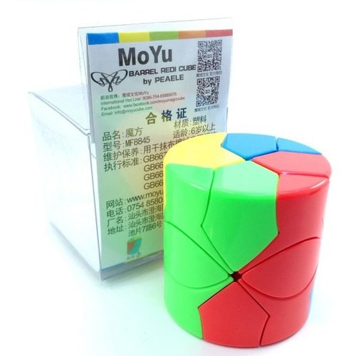 Đồ chơi Moyu Barrel Redi Cube Stickerless - Rubik Biến Thể Cao Cấp Moyu ( tặng chân đế Rubik )