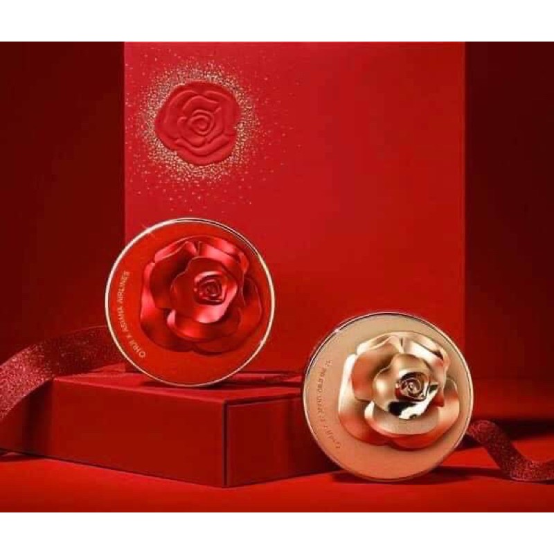 Phấn Nước Ohui Ultimate Cover Cushion Moisture Phiên bản Hoa Hồng Đỏ - Hàng tách set không vỏ hộp