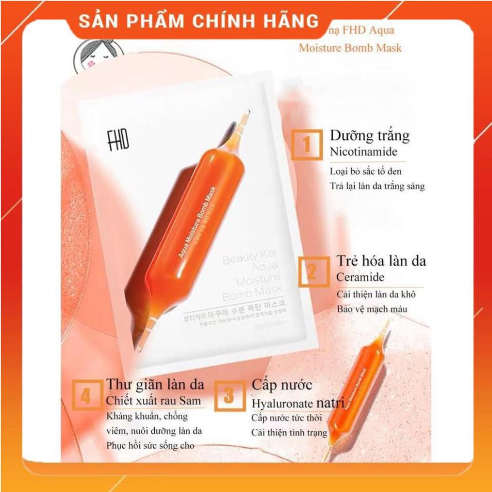 Combo 5 Miếng Mặt nạ Dưỡng Ẩm Và Làm Trắng Da Cao Cấp FHD Hàn Quốc _mỹ phẩm chính hãng _anhthucosmetic