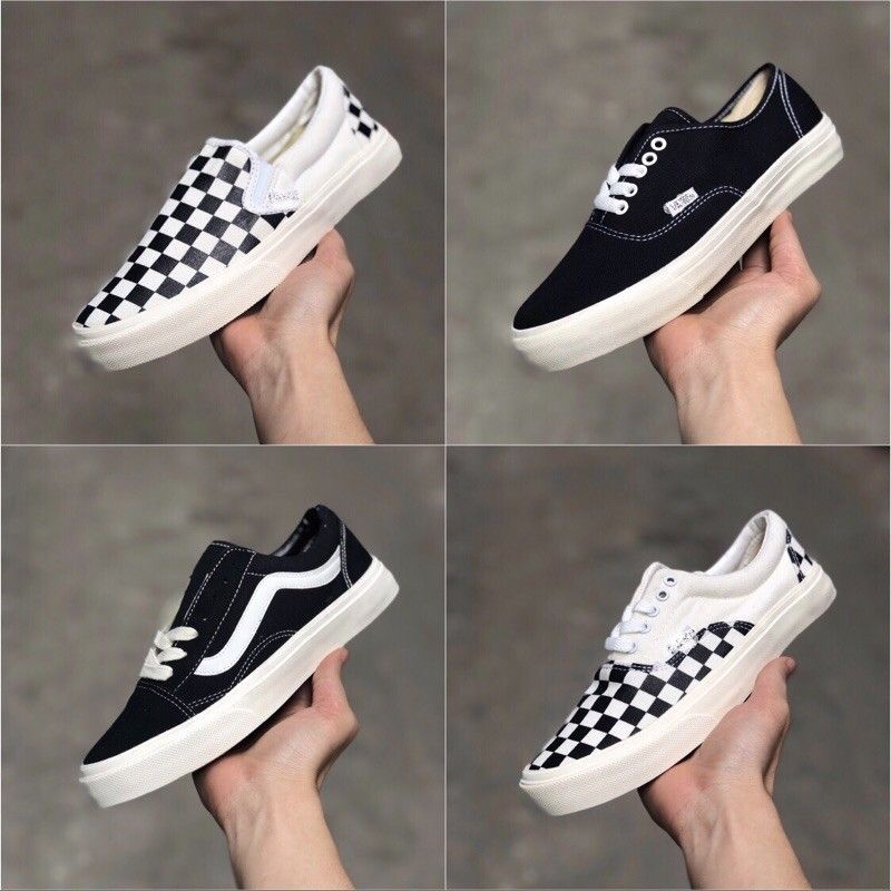 Giày sneaker 𝐕𝐚𝐧𝐬 𝐒𝐭𝐲𝐥𝐞 𝐕𝐚𝐮𝐥𝐭 , vans old skool đen thấp