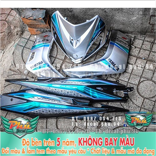 Tem rời EX 135 nhỏ xe bạc 2 -1