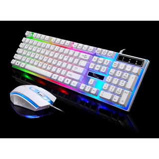 Bộ Bàn Phím Kèm Chuột Máy Tính Con Báo Có LED 7 Màu Ấn Tượng