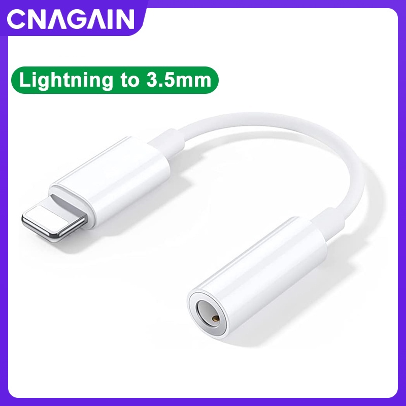 Dây Cáp Chuyển Đổi Cổng Lightning Sang Cổng Âm Thanh 3.5 mm Cho Iphone 13 12 / 11 / 11 Pro / XR / X / XS / 8 / 8Plus / 7 / 7Plus
