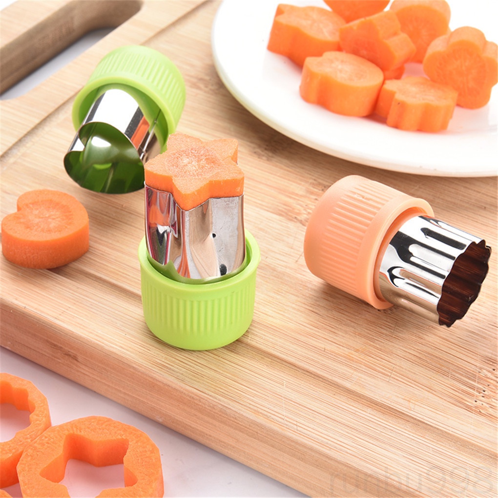 Set 3 khuôn cắt tạo hình trái cây tùy chọn kiểu dáng