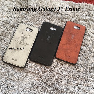 Rẻ Vô Địch SAMSUNG GALAXY J7 PRIME_Ốp lưng giả da con hươu KASN - Nhựa dẻo TPU