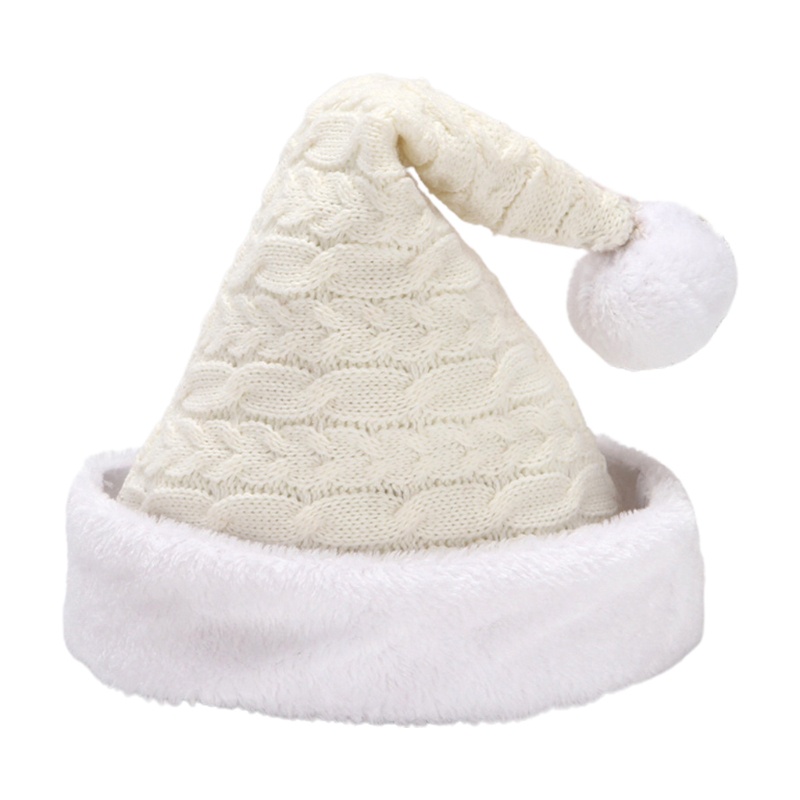 Han Mũ Dệt Kim Ông Già Noel Màu Trắng Cho Bạn Trai Bạn Gái Trượt Tuyết Ngoài Trời Mùa Đông Cưỡi Hiki