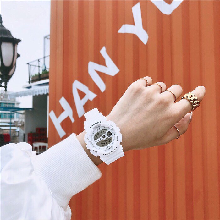 [Mã FAMAYFA2 giảm 10K đơn 50K] [Giá rẻ] ĐỒNG HỒ NỮ DÂY CAO SU SHHORS DS274 FORM TRÒN NHỎ THỂ THAO | BigBuy360 - bigbuy360.vn