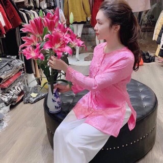 Bộ gấm bà ba đi lễ