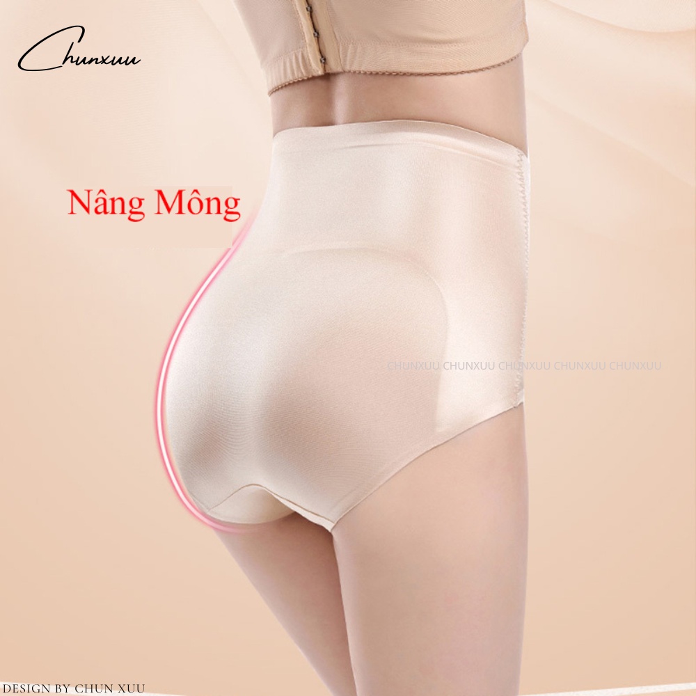 Quần gen bụng vải su lụa cao cấp nẹp định hình ôm bụng thon gọn nâng mông hiệu quả ChunXuu- GB13