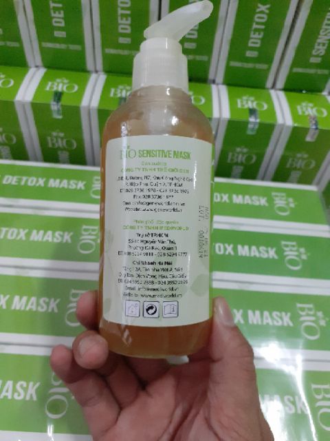 SENSITIVE MASK BIO 250 gram, sản phẩm thải độc cho làn da nhạy cảm được ưa chuộng ở spa và viện thẩm mỹ.