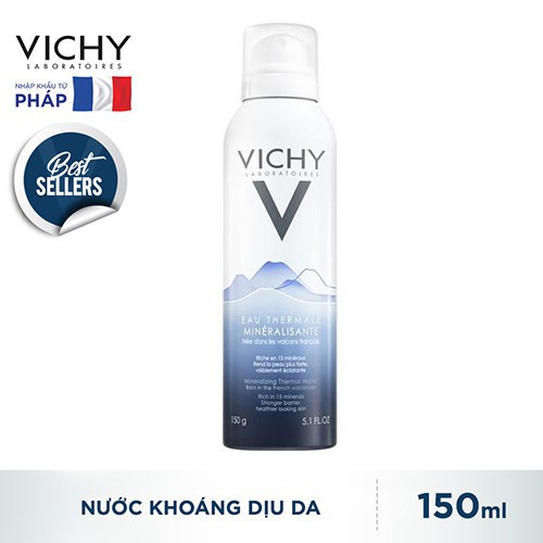 Nước Khoáng Dưỡng Da Vichy Mineralizing Thermal Water 150ml