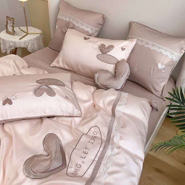 Set Lụa tone màu Chocolate 7 món cao cấp