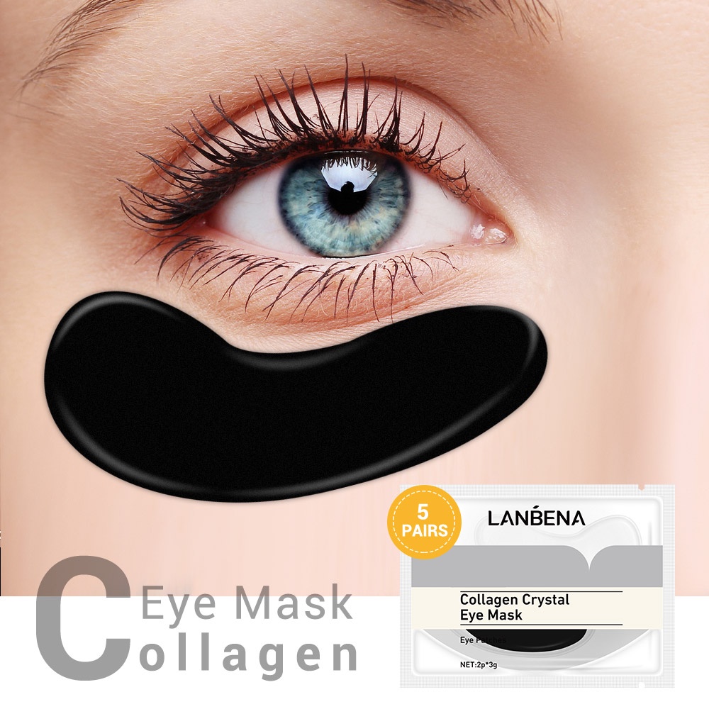 Mặt Nạ Mắt Collagen LANBENA Loại Bỏ Quầng Thâm Và Nếp Nhăn Chăm Sóc Da 3g