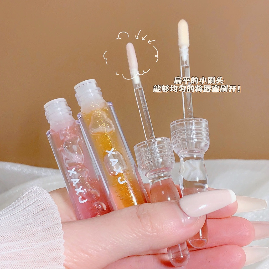 Son bóng nội địa trung, set 3 cây son bóng dưỡng ẩm có màu trong suốt G - Sammi beauty