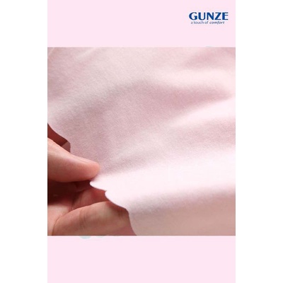 Bộ quần áo lót bé gái Pied Clair Gunze PAD4375 cotton organic, công nghệ ông đường may Nhật Bản