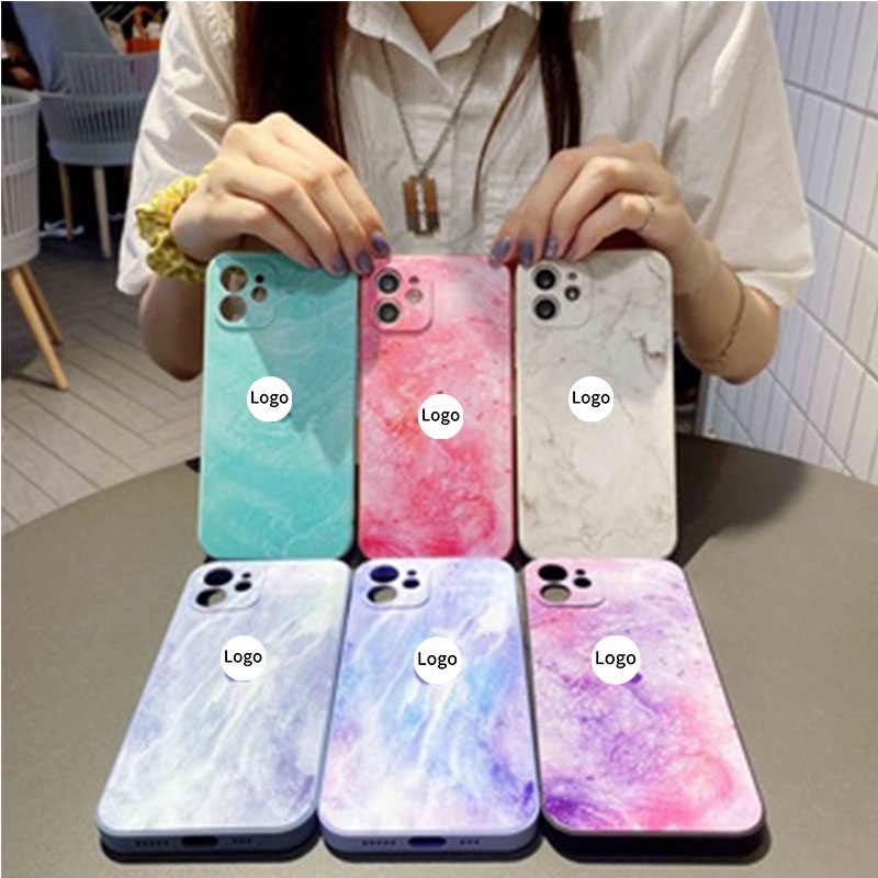 Ốp điện thoại silicon TPU mềm thời trang cho Iphone 11 12 Pro Max Mini 6 6s 7 8 Plus X XS Max XR SE 2020