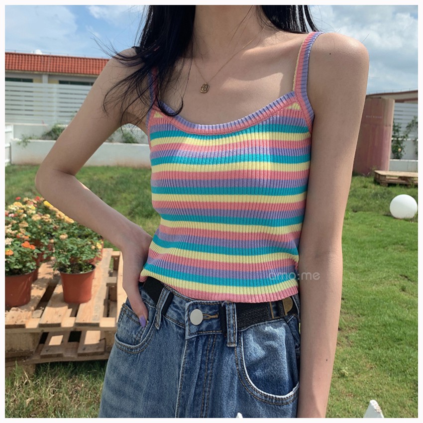 Áo Len Mỏng 2 Dây Trơn