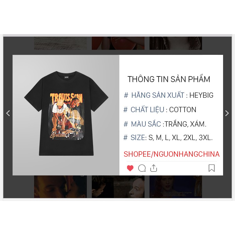 Áo phông Nelly cộc tay - TravisScot | BigBuy360 - bigbuy360.vn