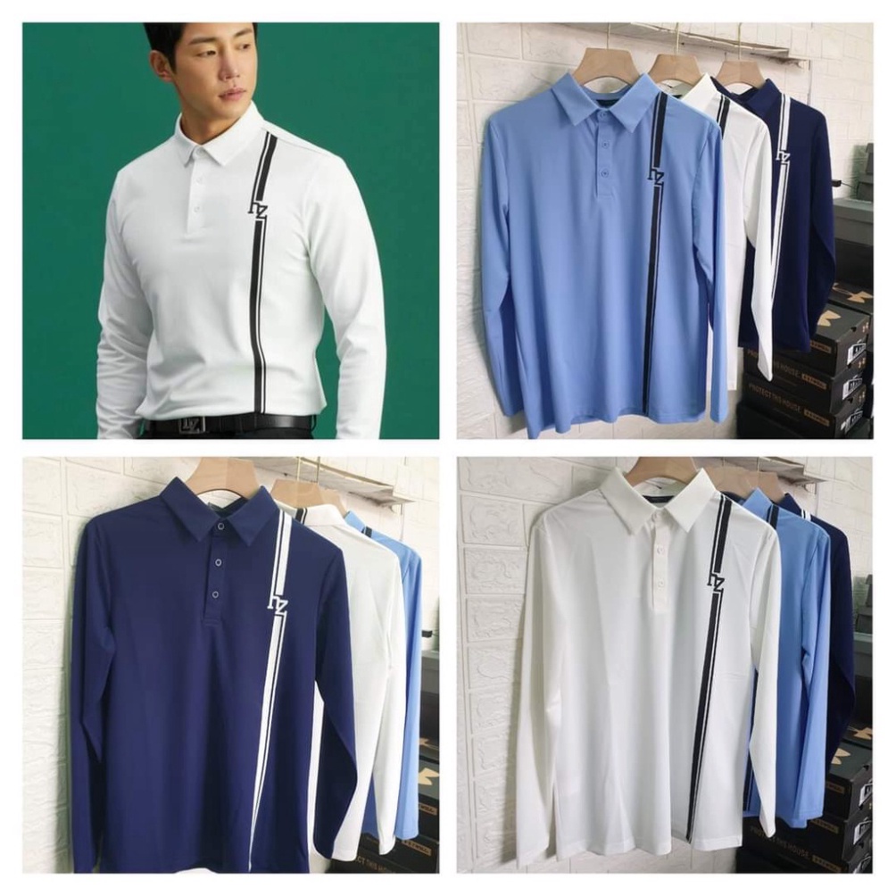 Áo golf nam, Áo golf dài tay nam Hazzy Cao Cấp [ SIÊU THỊ GOLF ]