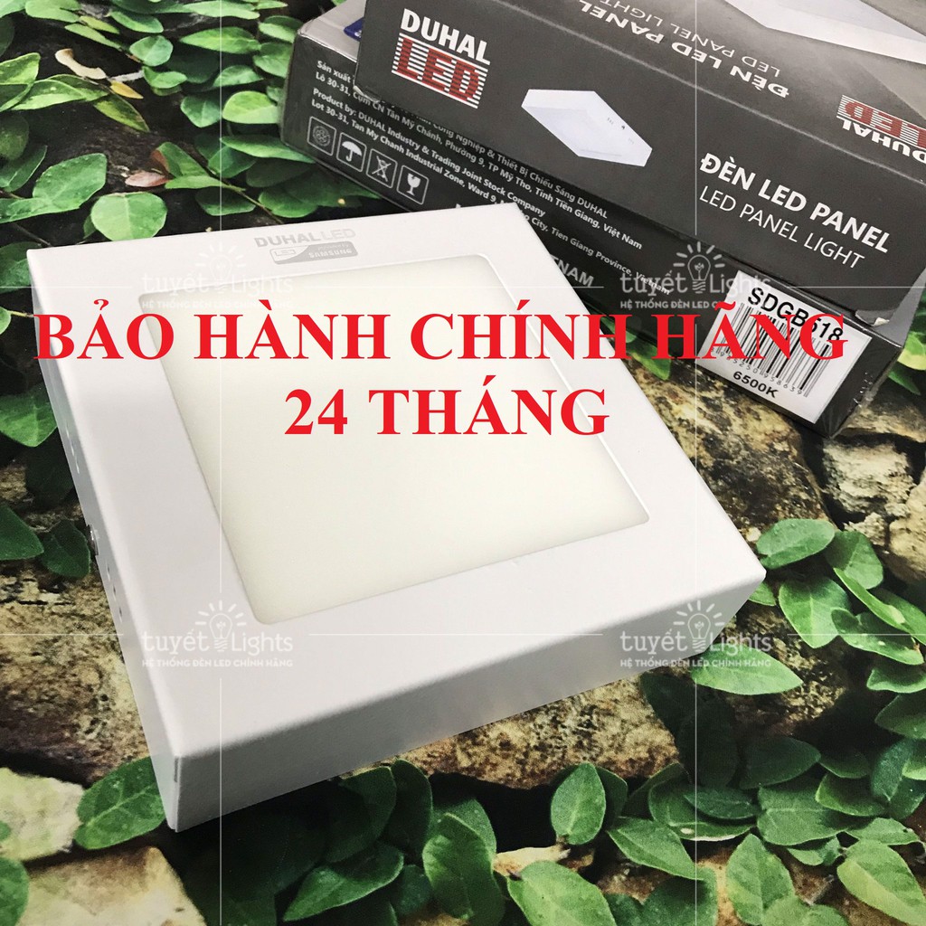 (Chính hãng) Đèn Led Ốp Trần Vuông 18W DUHAL