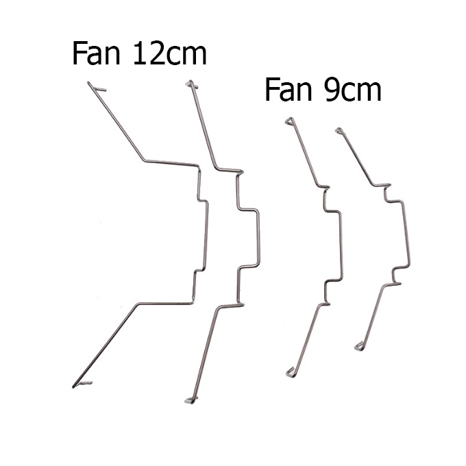 Bộ Ngàm Kim Loại Móc Giữ Quạt Tản Nhiệt CPU Dạng Tháp Kích Thước 12cm 9cm - Hàng New
