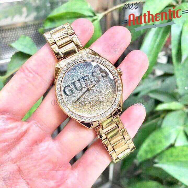 Đồng Hồ Nữ Guess Glitter Girl Gold and Silver Glitter W0987L2