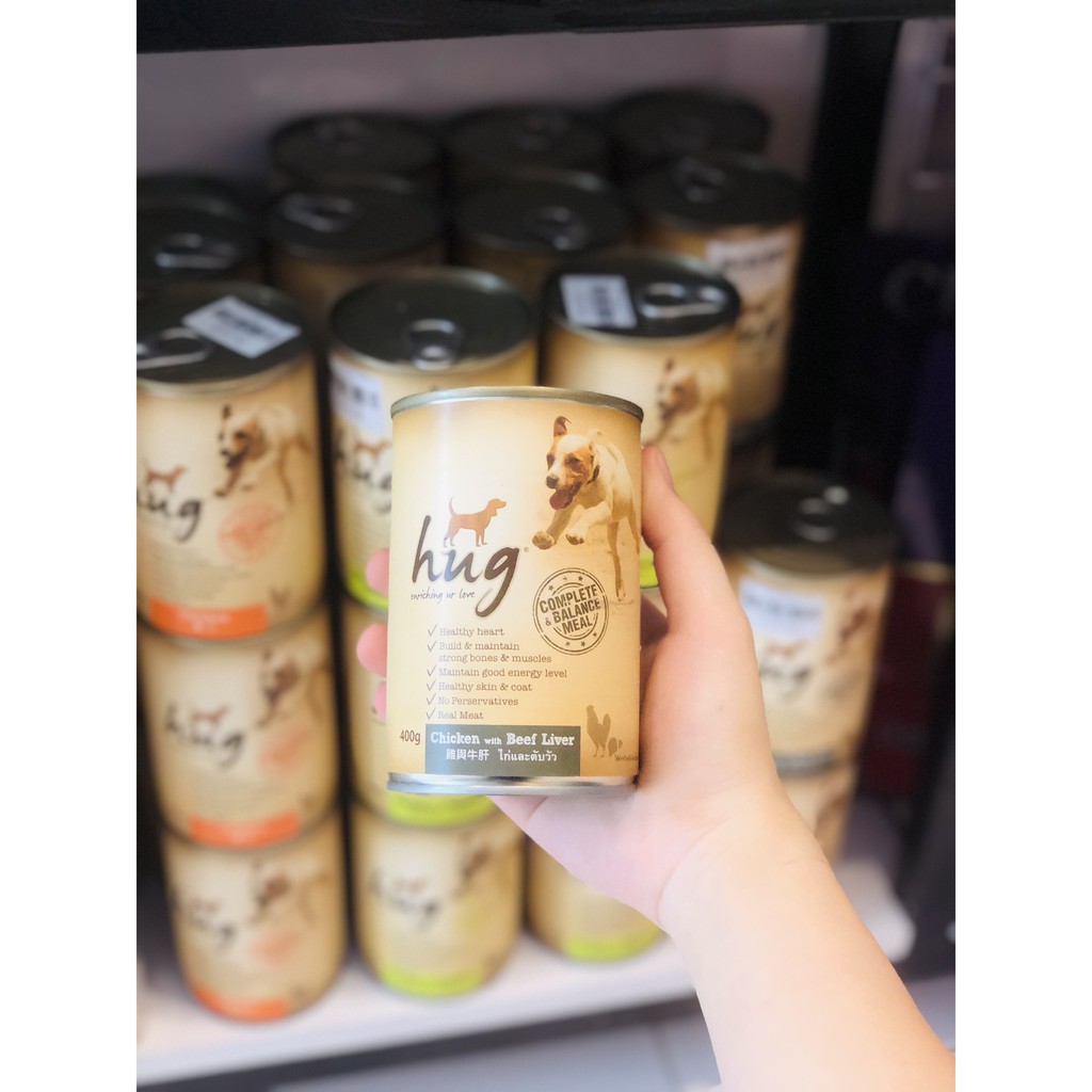 Thức ăn cho chó - Pate Hug lon 400g