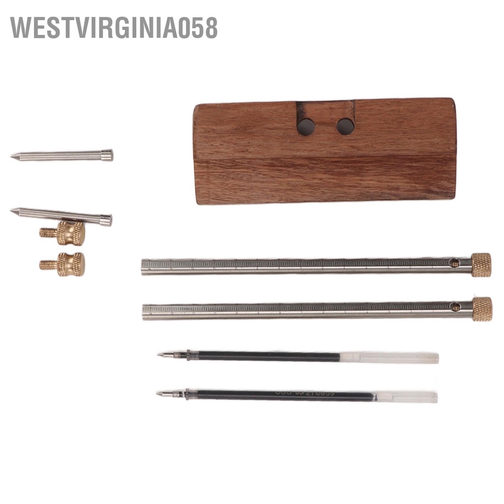 Có thể bán buôn Máy đo đánh dấu chế biến gỗ vạch kép Thanh kéo bằng thép không gỉ lỗ mộng cho Ngói gốm kim loại Westvirginia058 Hàng giao ngay