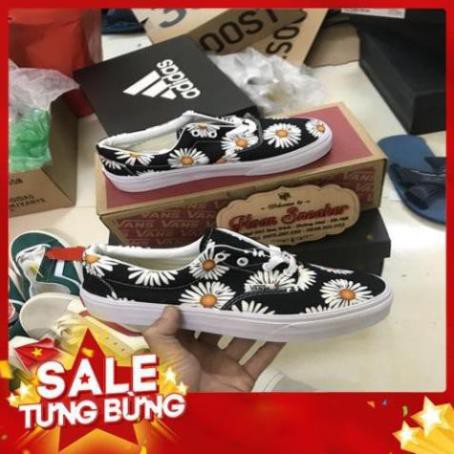 [SALE 3 NGÀY] [ẢNH THẬT+ có sắn  Freeship] Giày Vans hoa cúc  full sz nữ Hottrend Siêu Đẹp Cao Cấp [ SL  ib ] 👟 :)) , $