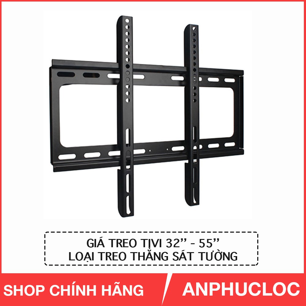 [Mã ELORDER5 giảm 10K đơn 20K] GIÁ TREO TIVI KHANG THỊNH ĐA NĂNG 32&quot; - 55&quot; TREO THẲNG &amp; GẬT GÙ [ GIAO NHANH HCM 2H]