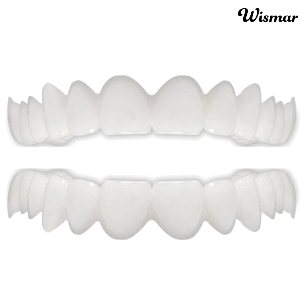 Set 2 Hàm Răng Giả Bằng Silicon Tính Thẩm Mỹ Cao