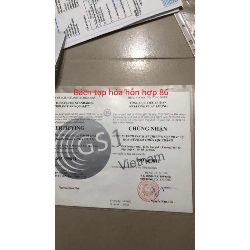 Dầu Gội Bồ Kết Sả Chanh chính hãng