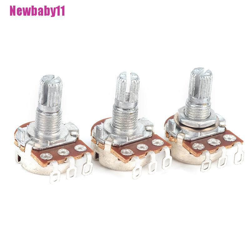 Bộ 3 Chiết Áp Âm Thanh / Nút Chỉnh Tông Đàn Guitar A250k Chuyên Dụng Tiện Lợi