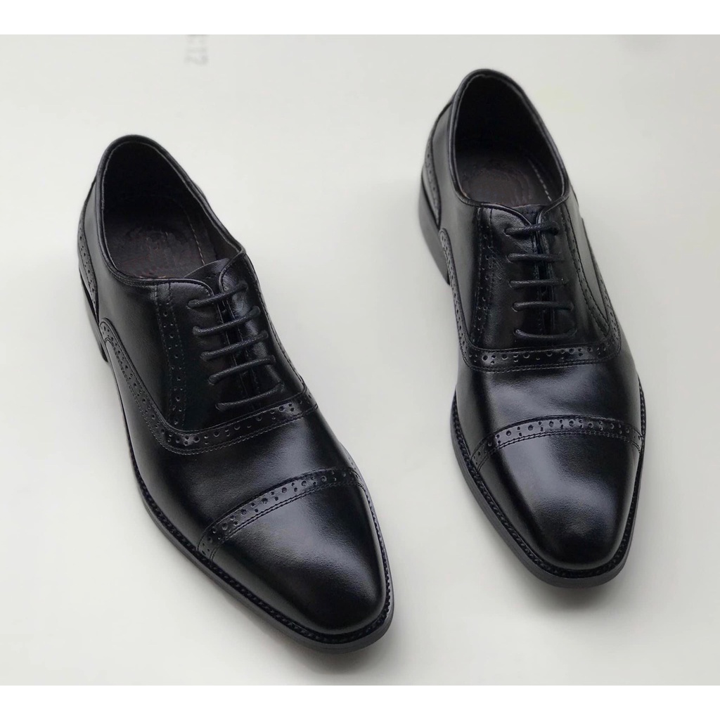 Giày tây nam oxford da bò thật bảo hành 12 tháng - Mã T48