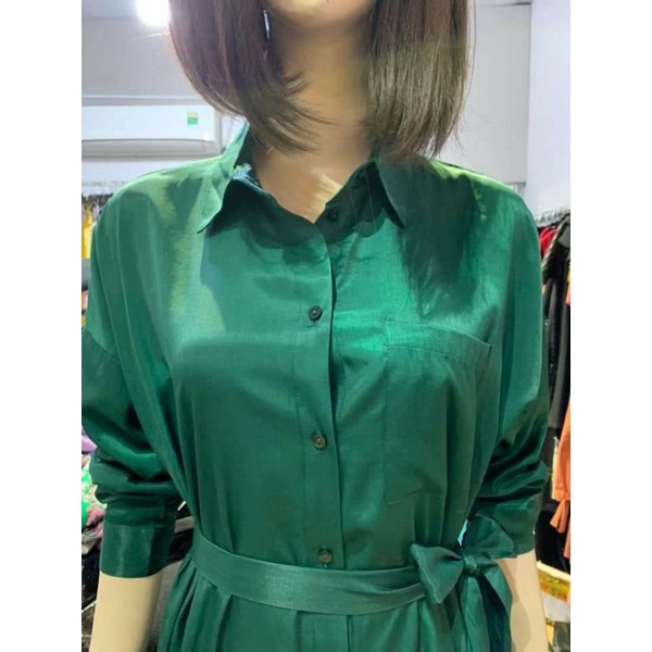 Đầm xanh lá đuôi cá