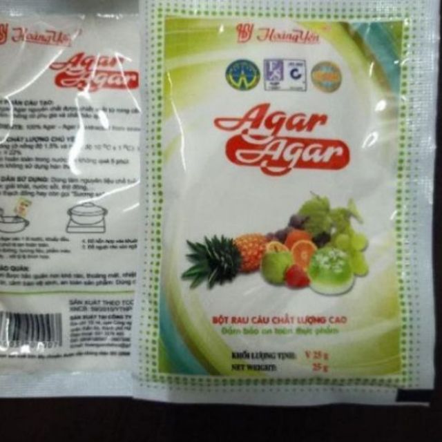 Thạch giòn Agar Hoàng Yến