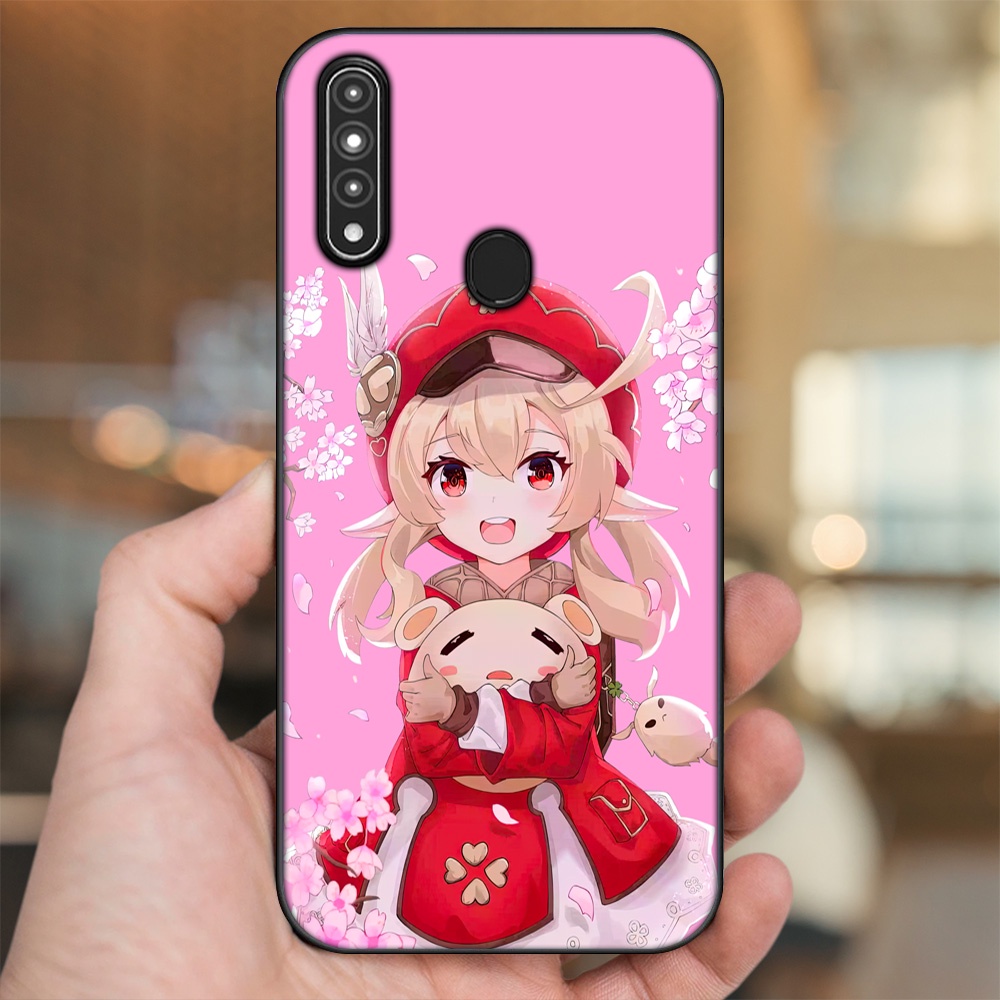 Ốp lưng Oppo A31, A8 viền đen in hình Klee Genshin Impact