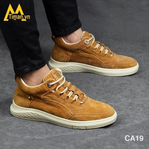 Giày thể thao sneaker nam TIMAN CA19 đế êm bền bĩ thoáng khí bảo hành 1 năm