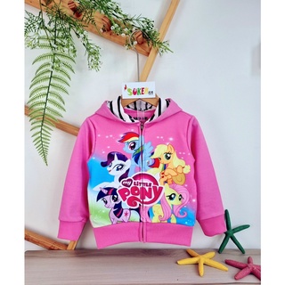 Áo khoác Pony cho bé gái 1-8 tuổi 35kg