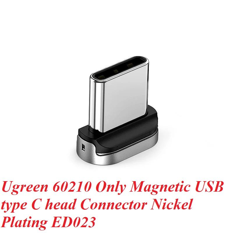 Ugreen 60276 1M đầu hít Micro + Cáp USB từ tính màu đen sạc nhanh và truyền dữ liệu từ máy tính ra điện thoại ED023