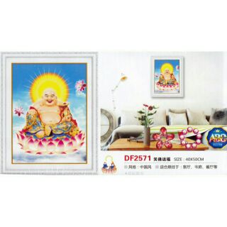 Tranh đính đá di lạc kích thước :40×50CM df2571