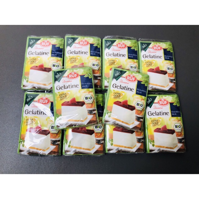Gelatin hữu cơ ruf cho bé hsd 2025