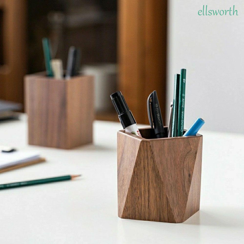 Hộp đựng bút bằng gỗ óc chó thiết kế sáng tạo hợp thời trang