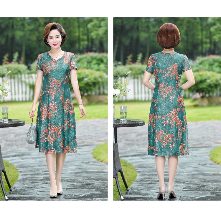 Đầm Dự Tiệc Thiết Kế Sang Trọng Thời Trang Cho Phụ Nữ Trung Niên