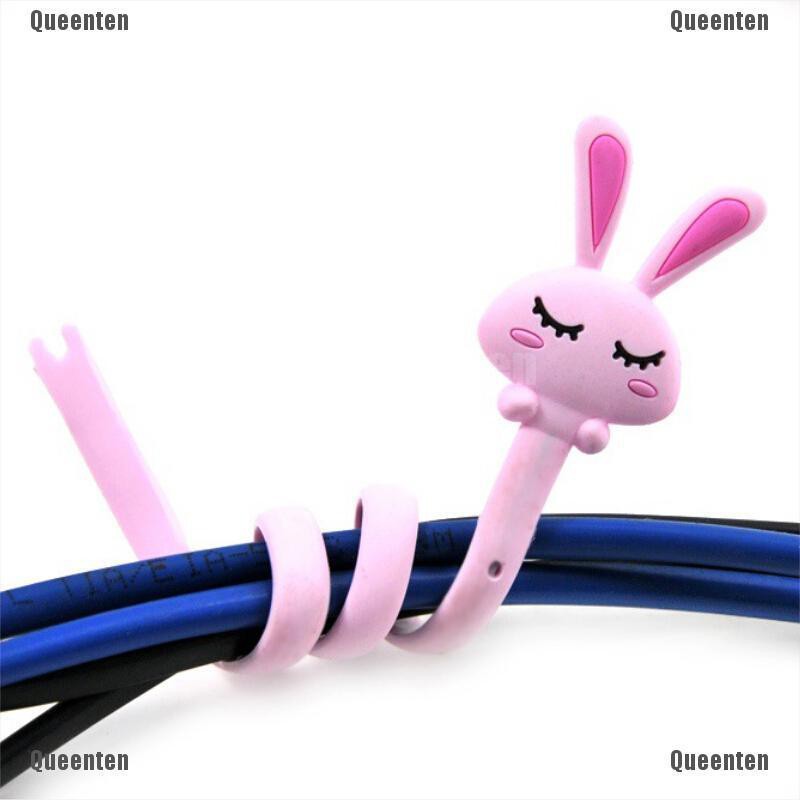 Dụng cụ quấn dây cáp gọn gàng hình động vật dễ thương